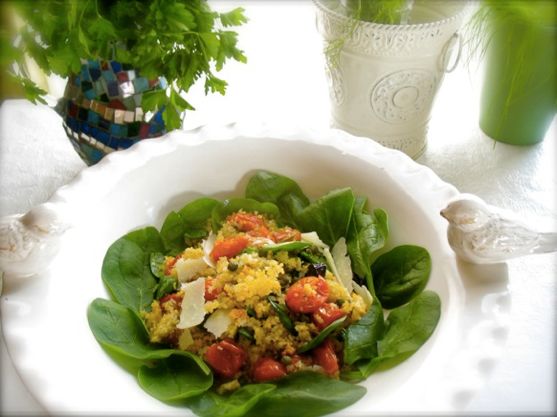 Post image for Toasted Quinoa with Roasted Tomatoes for Blogger Aid