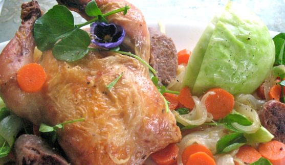 Post image for Cornish Game Hen with Cabbage – Le Cordon Bleu Style