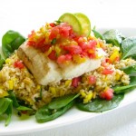 Halibut with Mango Salsa