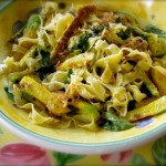 Zucchini Sauce with Garlic and Basil
