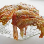 Crespells with Mozzarella and Proscuitto by Angela Roberts