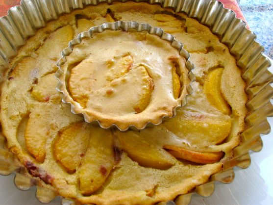 Post image for Peach Clafoutis, a Different Kind of Peaches and Cream, and a Word about Natasha