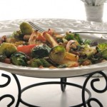 Brussels Sprouts with Apples and Cashews