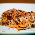 roasted sweet potato lasagna