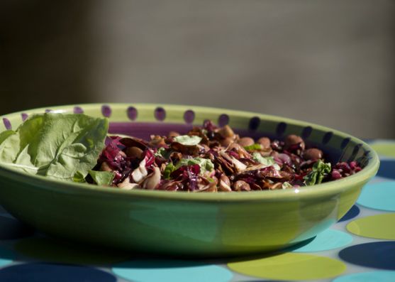 Post image for Cooking Italy:  Radicchio with Warm Bean Salad