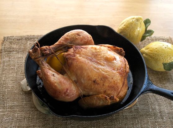 Post image for Cooking Italy: Cast Iron Roast Chicken with Lemons