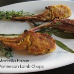 Marcella Hazan Parmesan Lamb Chops by Angela Roberts