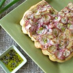 Focaccia with Radishes by angela roberts