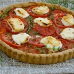 French Tomato Tart with Goat Cheese
