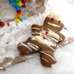 Gingerbread Man Cookie with White Chcolate by Angela Roberts