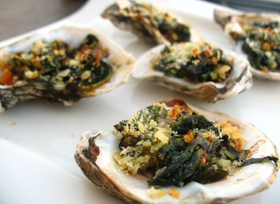 Post image for Green Choice Sustainable Seafood: Baked Oysters, Not Quite Rockefeller and Super Easy Shucking!