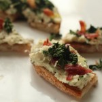 White Bean Crostini with Crispy Kale