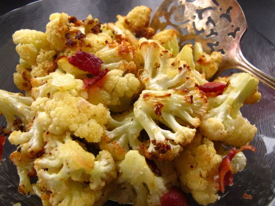 Bacon Roasted Cauliflower