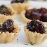 Meatballs with Blueberry Compote
