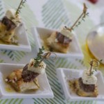 Mariated Lamb and Feta Skewers