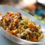 Butternut Squash and Brussels Sprouts