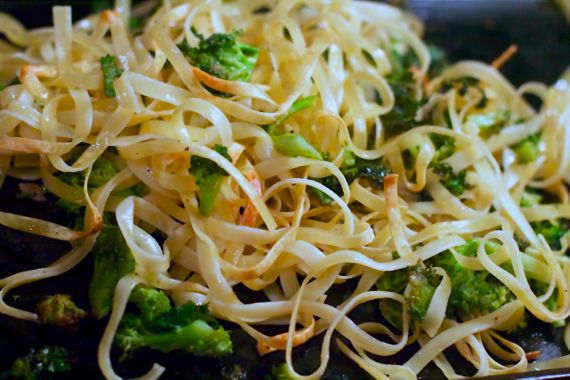 Post image for Roasted Fettuccine and Broccoli