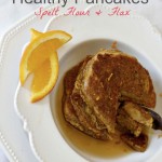 Spelt Flax Pancakes by Angela Roberts