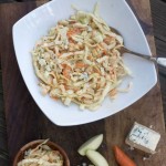 Blue Slaw Cole Slaw with Green Apple by Angela Roberts