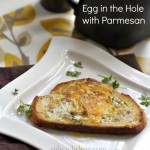 Egg in a Hole with Parmesan by Angela Roberts