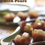 Prosciutto Cups with Pears by Angela Roberts