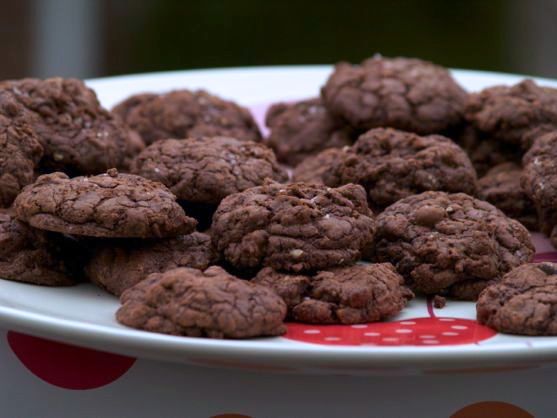 Salty Nutty Double Chocolate Pecan Cookies