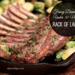 Roasted rack of lamb with Brussels Sprouts Angela Roberts