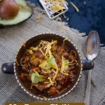 No Bean Chili Made with Ground Beef and Sausage by Angela Roberts