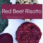 Red Beet Risotto with Goat Cheese by Angela Roberts