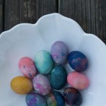 Coloring Eggs with Whipped Cream by Angela Roberts