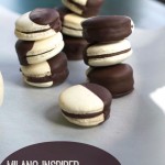 Black & White French macarons by Angela Roberts