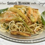 Squash Blossoms with Spaghetti