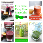 Five Dairy Free smoothies by ANgela roberts