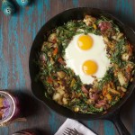 Arugula Hash & Baked Eggs by Angela Roberts