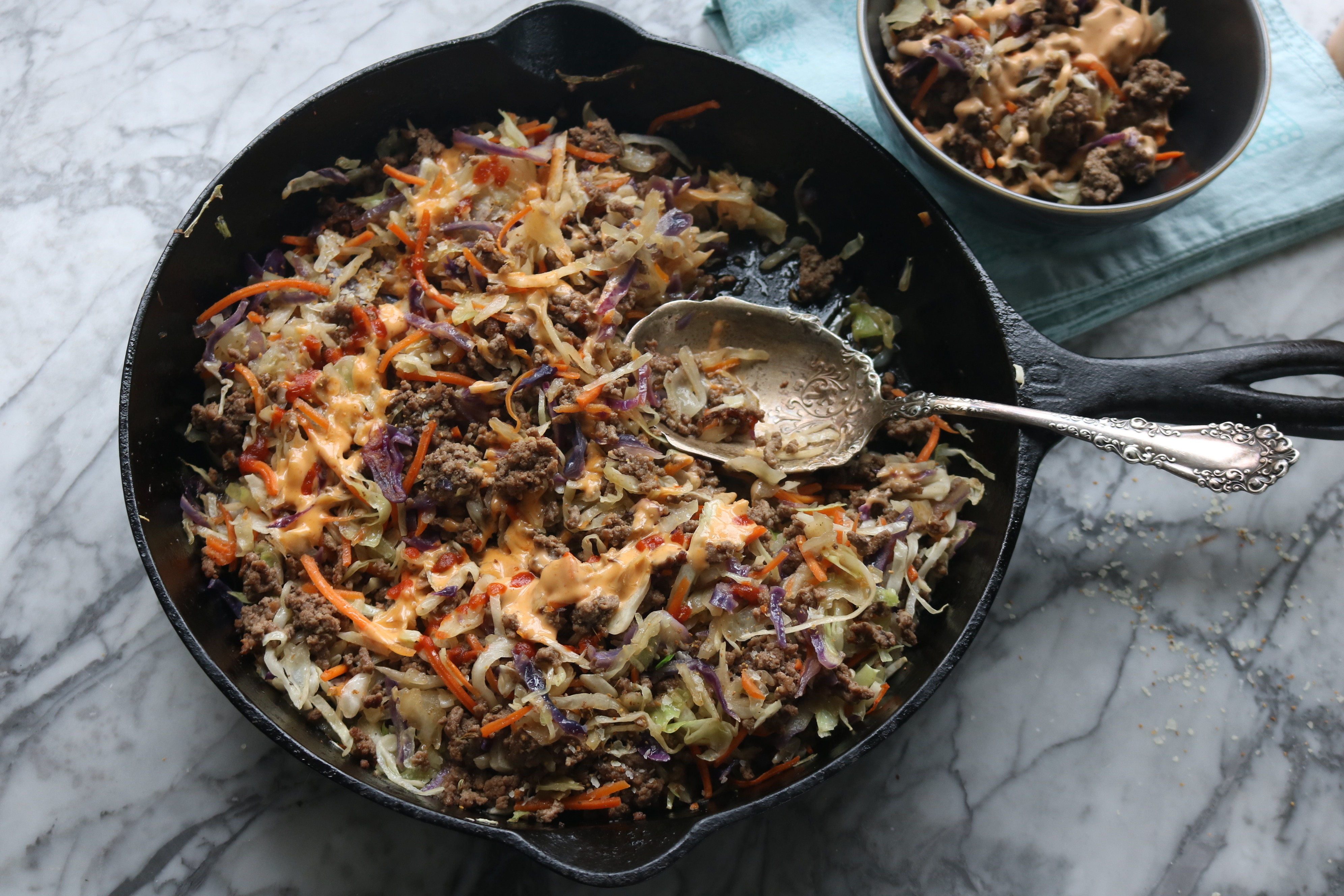 Crack Slaw with Easy Three Ingredient Comeback Sauce