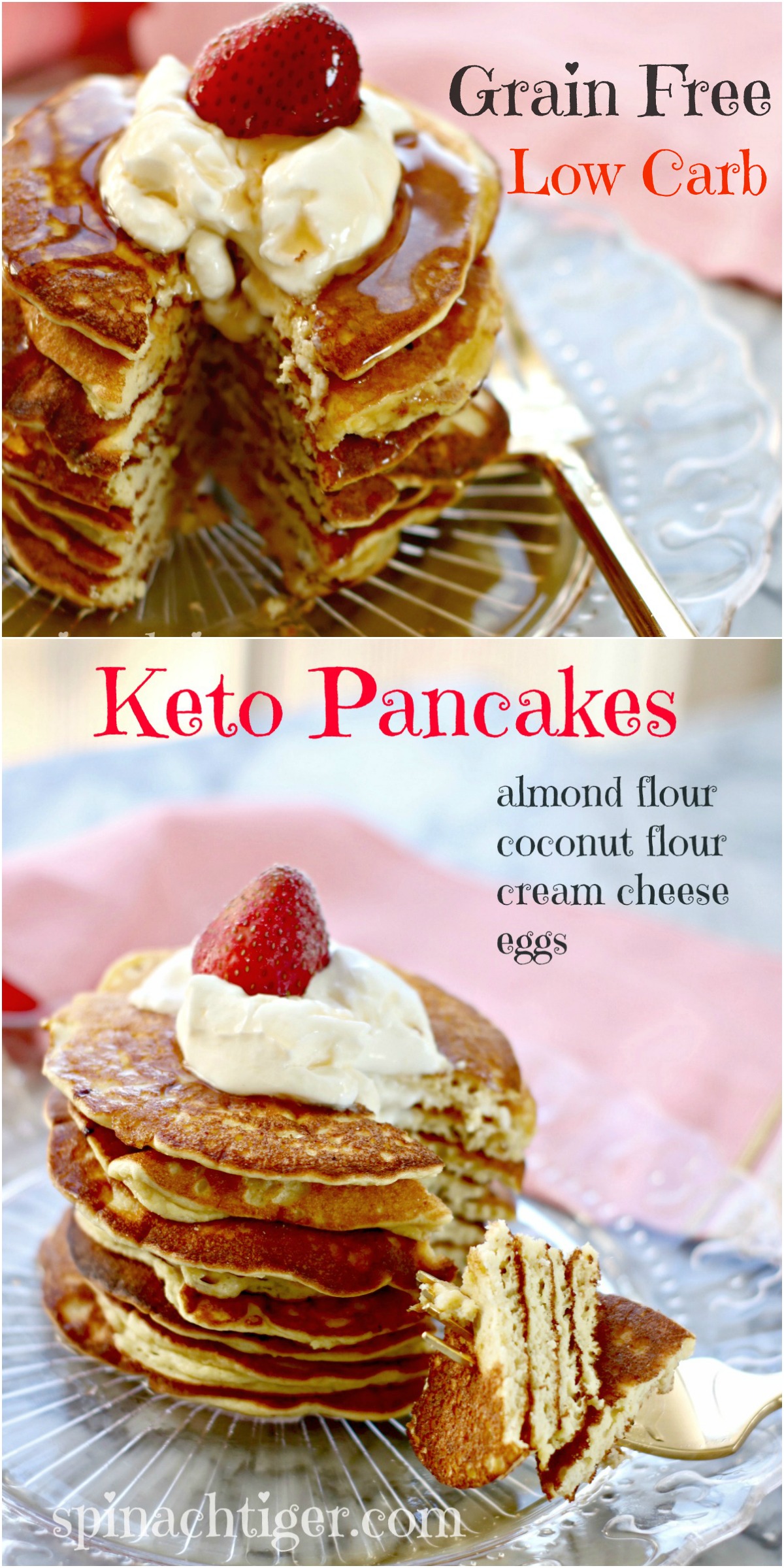 How To Make Best Fluffy Keto Pancakes Low Carb Paleo