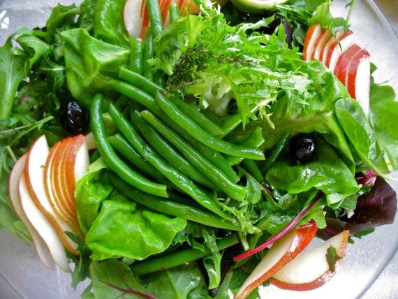 Green Beans Salad with Pears and Citrus Vinaigrette