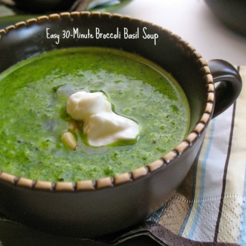 Broccoli Basil Soup