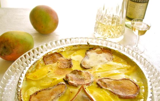 Fruit Gratin with Chartreuse