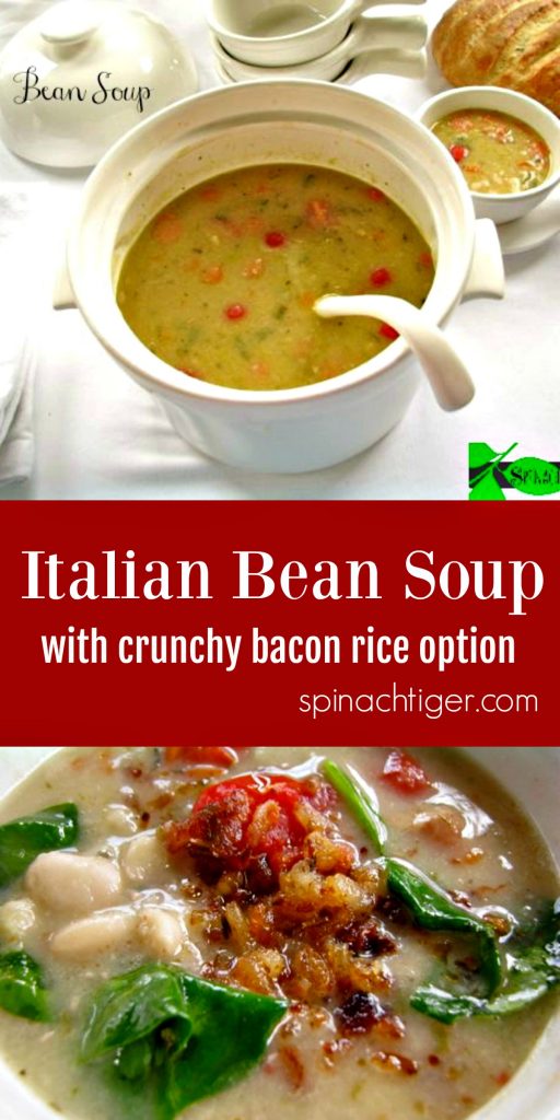 How to Make Italian Bean Soup from Spinach Tiger