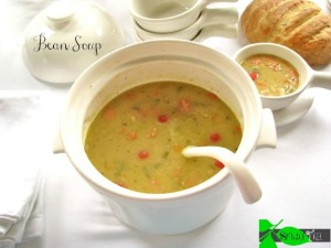 My Special Italian Bean Soup with Optional Crunchy Rice