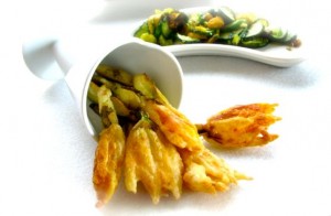 Squash Blossoms Crispy Fried