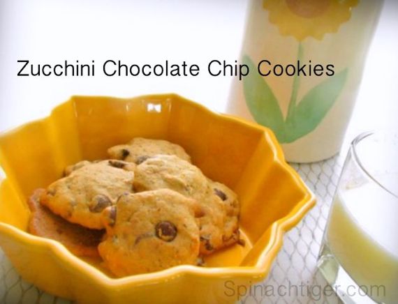 Zucchini Chocolate Chip Cookies