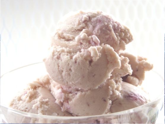 Purple Food: Plum Brandy Ice Cream