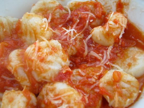 Homemade Gnocchi with Tomato Onion Butter Sauce
