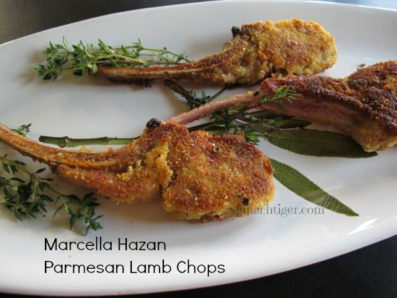 Marcella Hazan Parmesan Lamb Chops by Angela Roberts