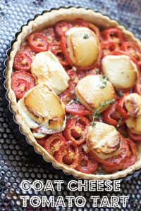Goat Cheese Tomato Tart
