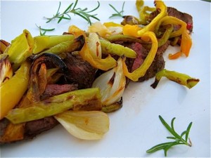 Walking Onions Jazz Up Pepper Steak