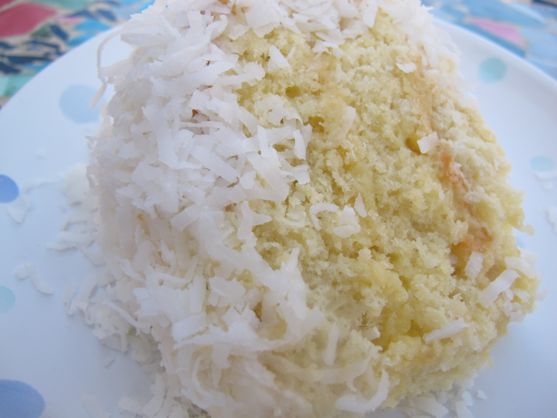 Coconut Cake with Lemon Curd Filling, Lemon Cream Cheese Frosting