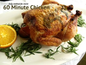 Cast Iron Cooking: One Hour Roast Chicken with Tarragon and Oranges